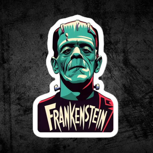 Frankenstein's Monster Kiss-Cut Sticker
