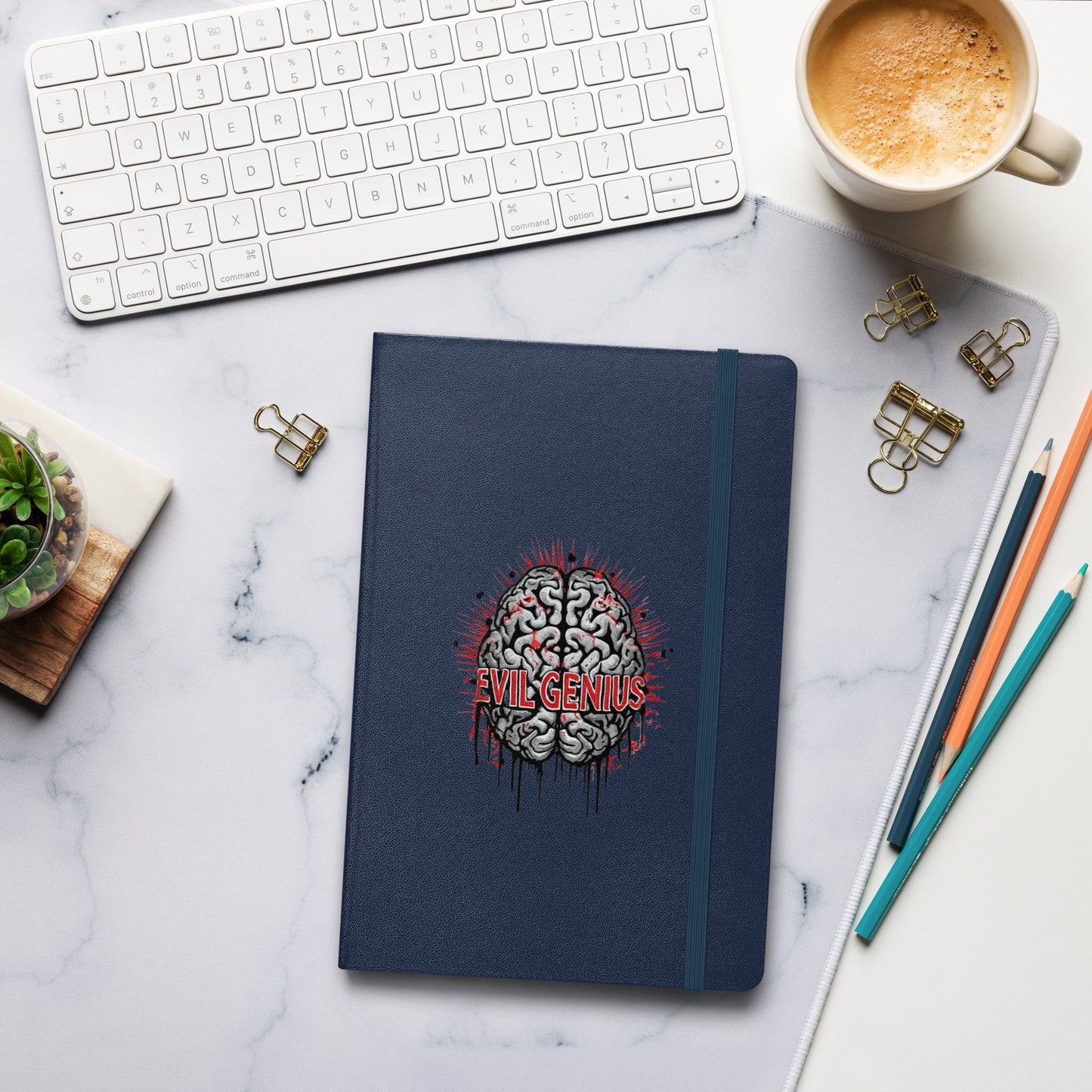 Evil Genius Hardcover Bound Notebook