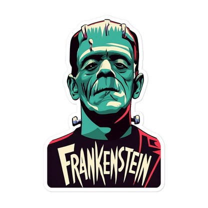 Frankenstein's Monster Kiss-Cut Sticker