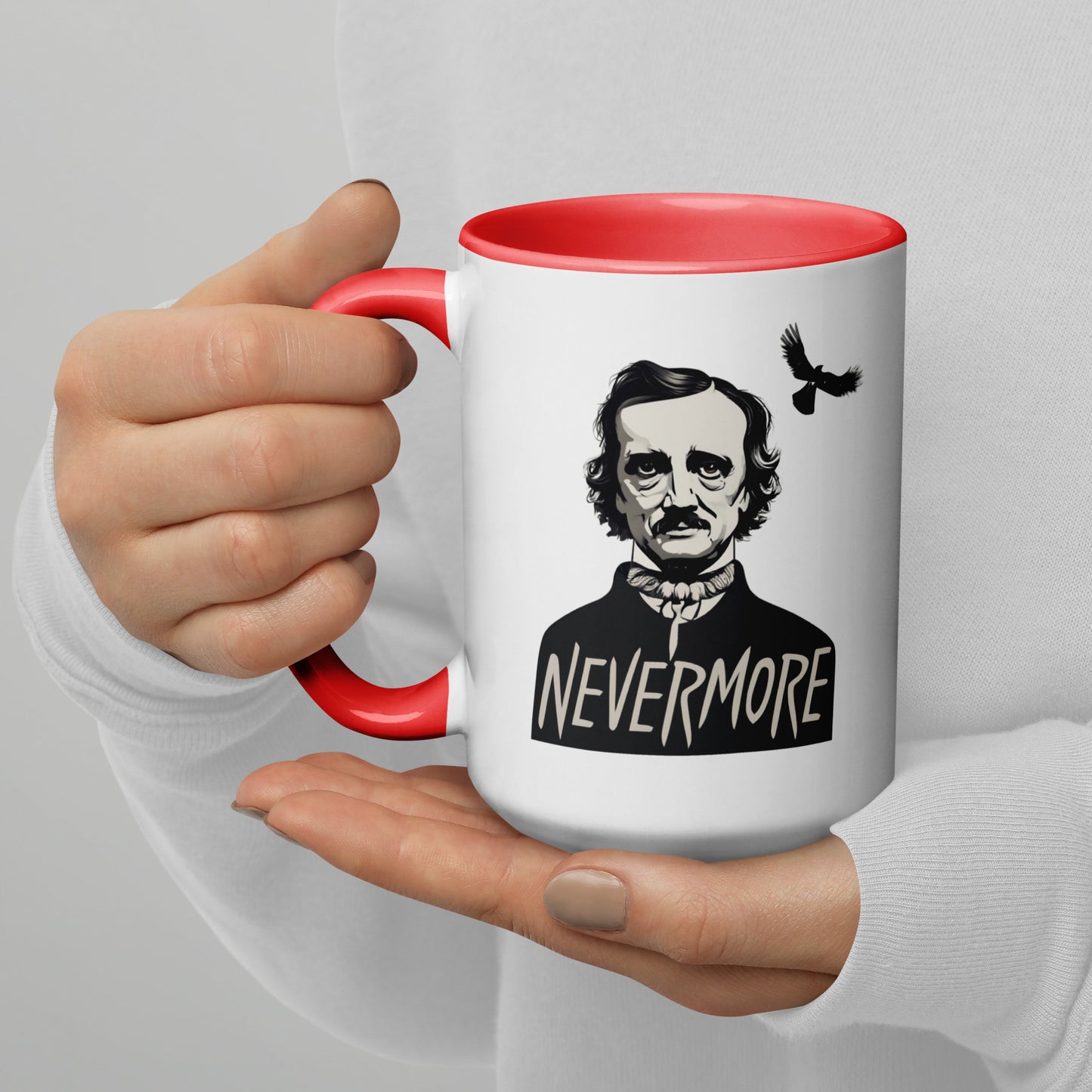 Edgar Allan Poe Nevermore Mug - 15oz